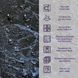 Декоративна ПВХ плита 600х600х3мм Чорний мармур (S) SW-00001625 SW-00001625 фото 4